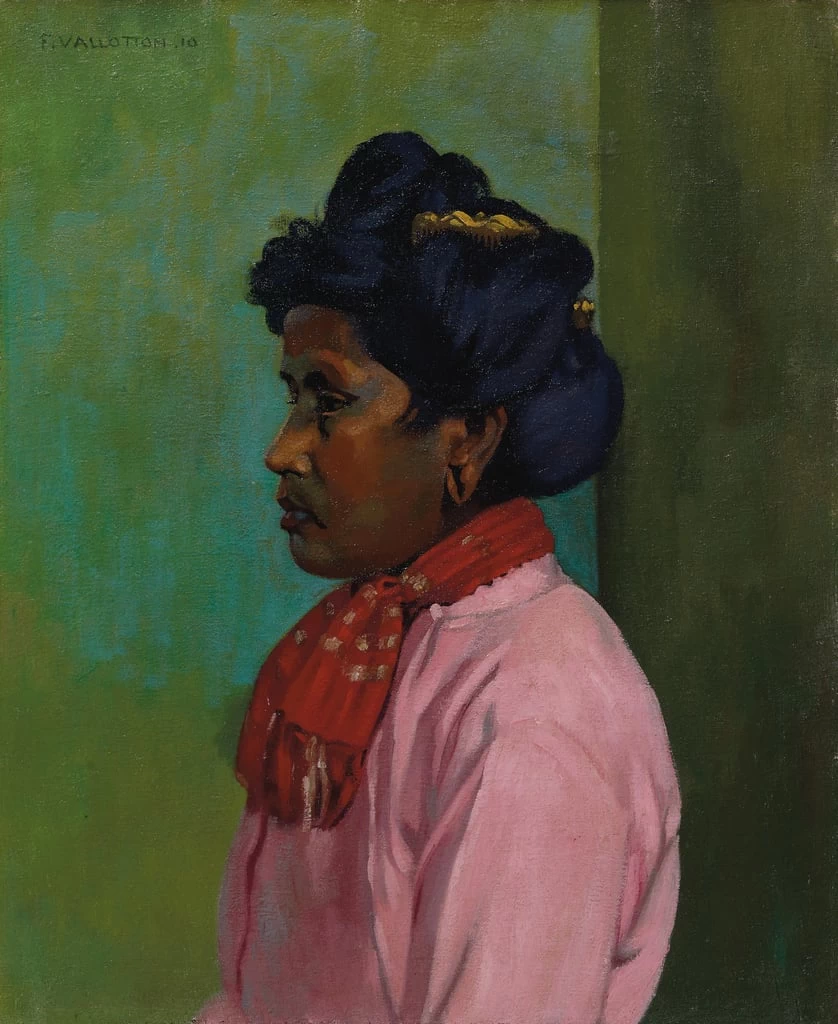 Donna nera con camicetta rosa, 1910
